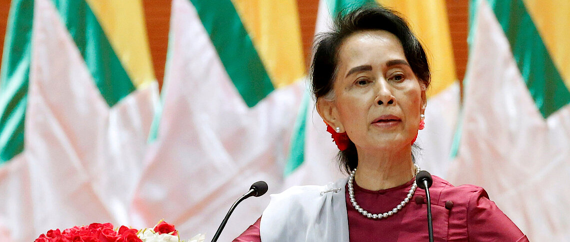 Aung San Suu Kyi's party won re-election in Myanmar Reuters