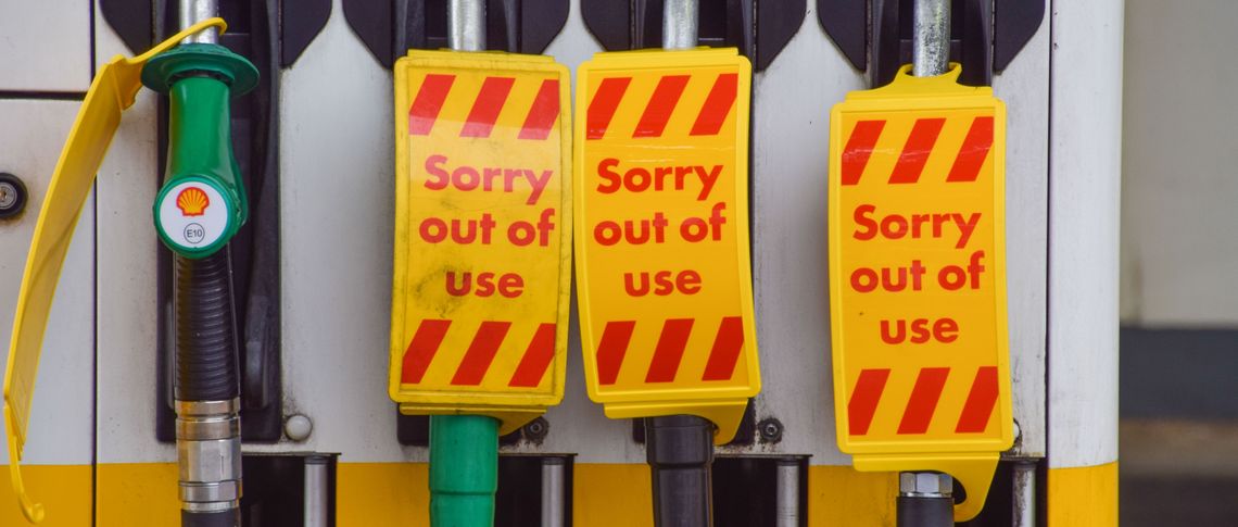 Many UK stations have run out of petrol due to a shortage of truck drivers linked to Brexit Reuters