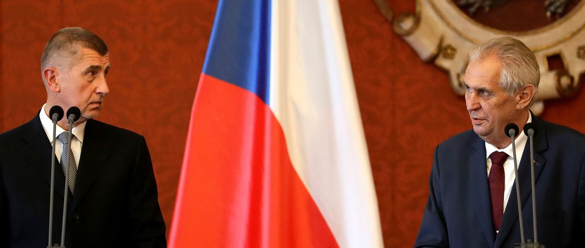 Czech President Miloš Zeman and Prime Minister Andrej Babiš Reuters