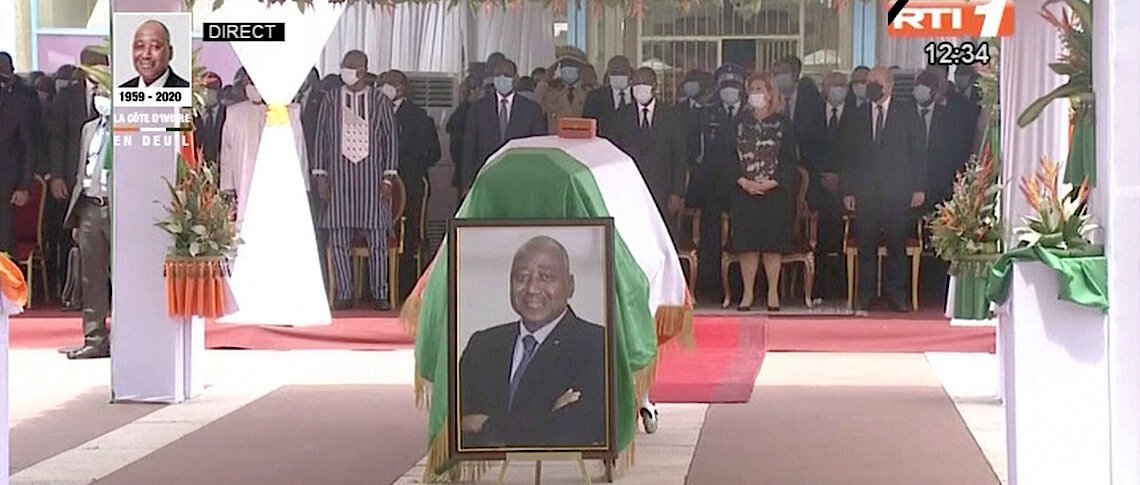 Memorial service for Ivory Coast's Prime Minister Amadou Gon Coulibaly in Abidijan Reuters