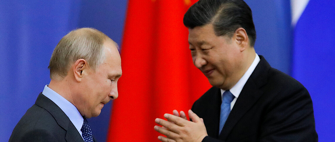 Chinese President Xi Jinping and Russian President Vladimir Putin: a strained relationship Reuters