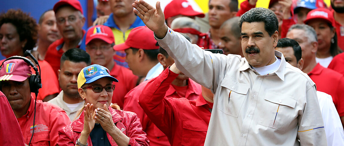 Rally in support of Venezuelan President Nicolas Maduro's government in Caracas Reuters